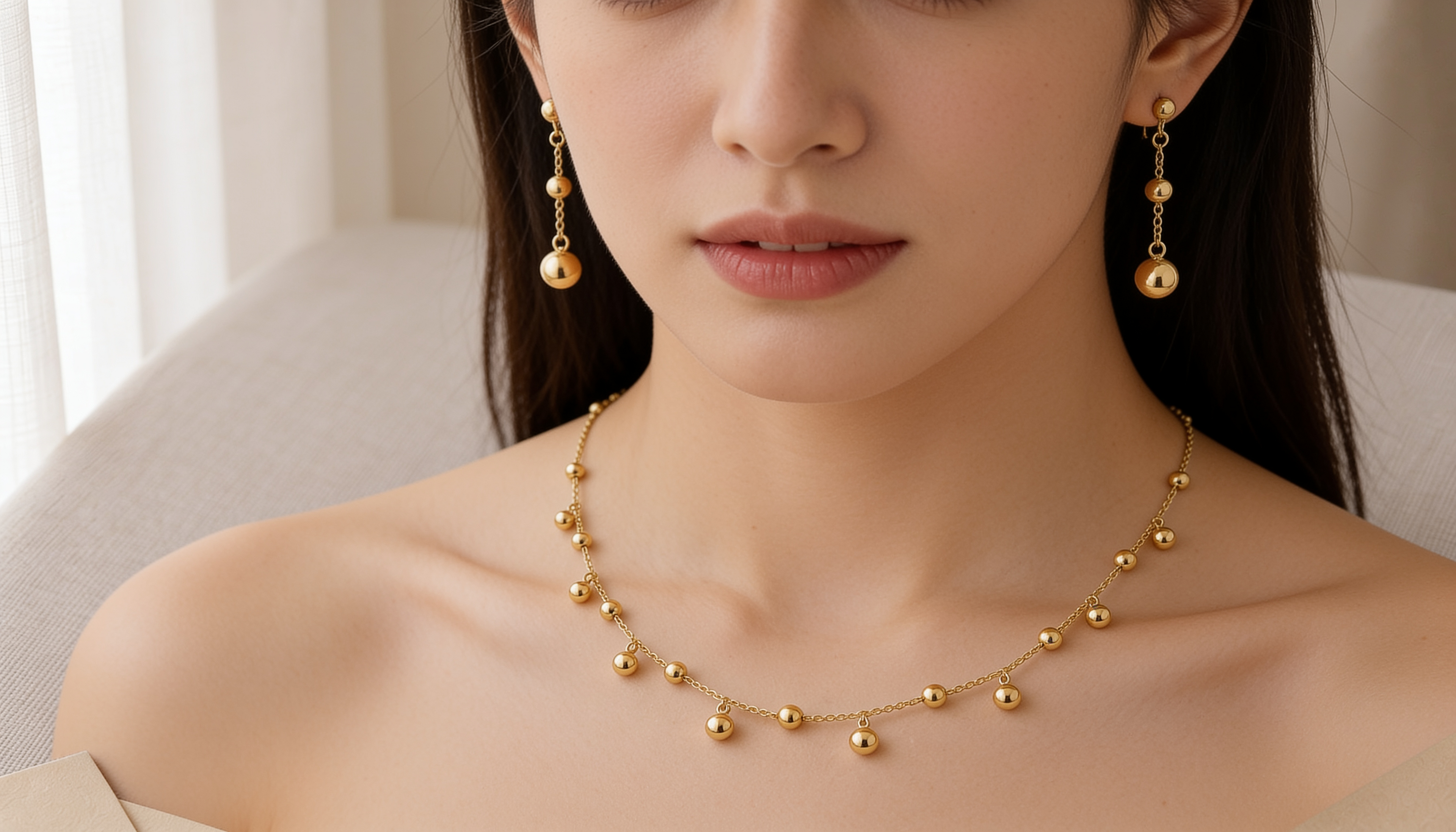 Gold Jewelry Set