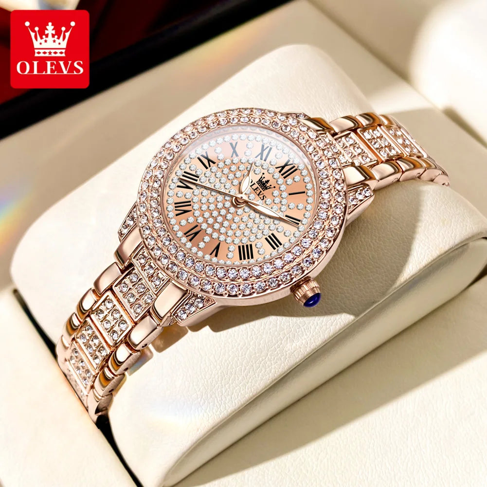OLEVS 9943 Original Diamond Watch for Women
