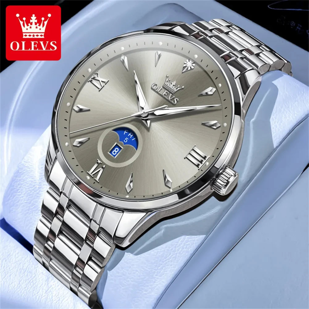 OLEVS Moon Phase men's watches