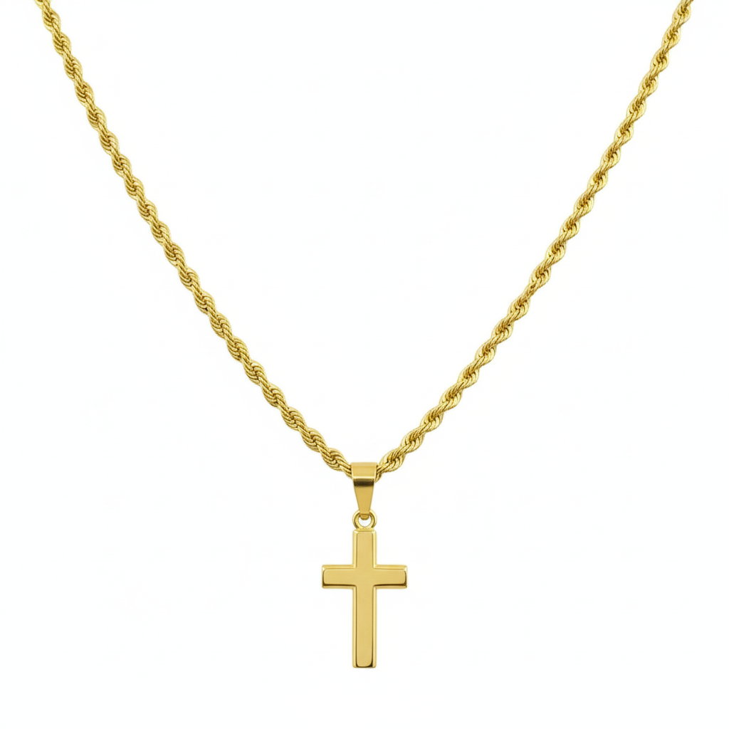18k Gold Shimmering Necklace