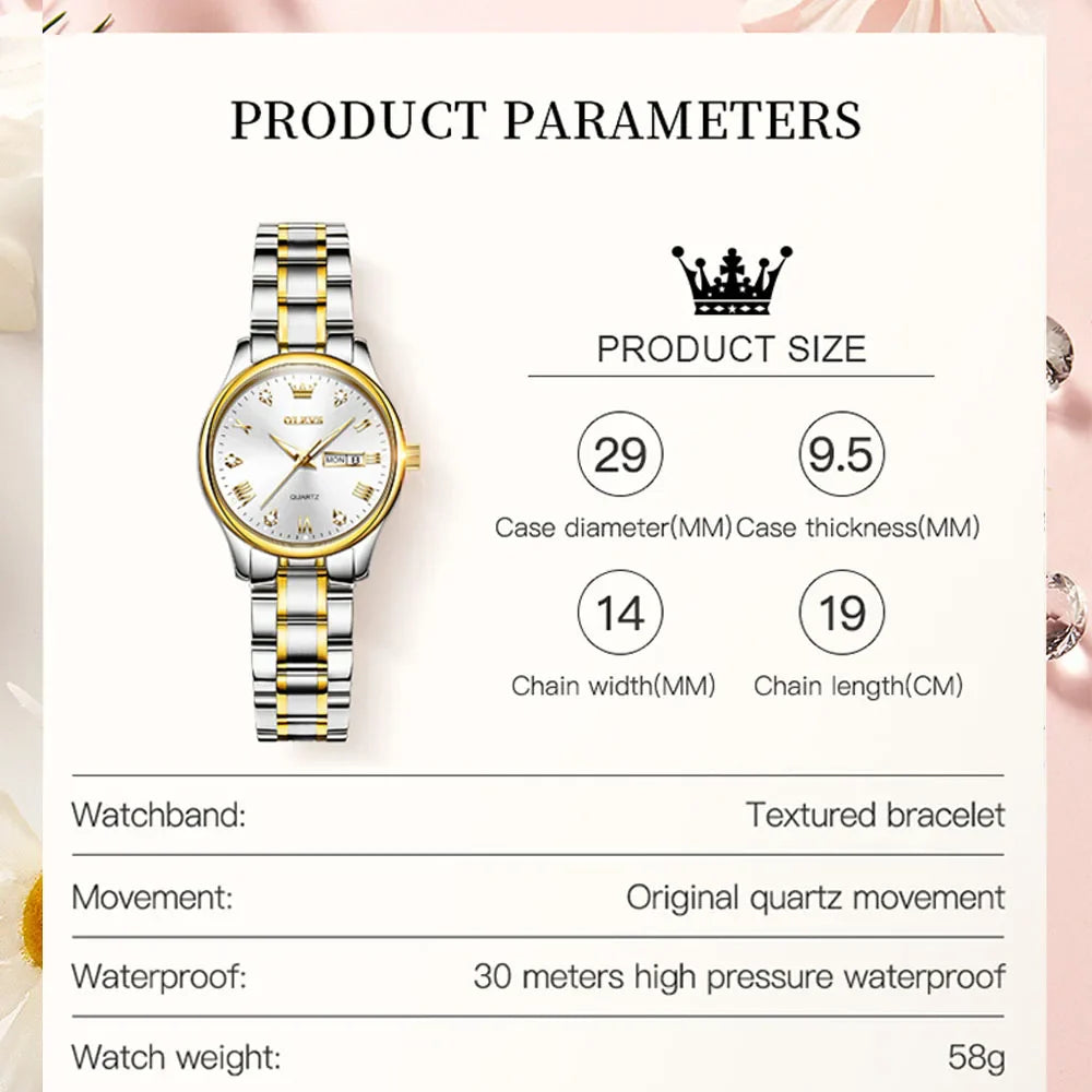 OLEVS 5563 New Fashion Women Quartz Watch