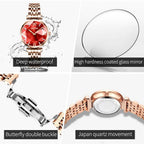 OLEVS New Women Luxury Jewel Quartz Watches