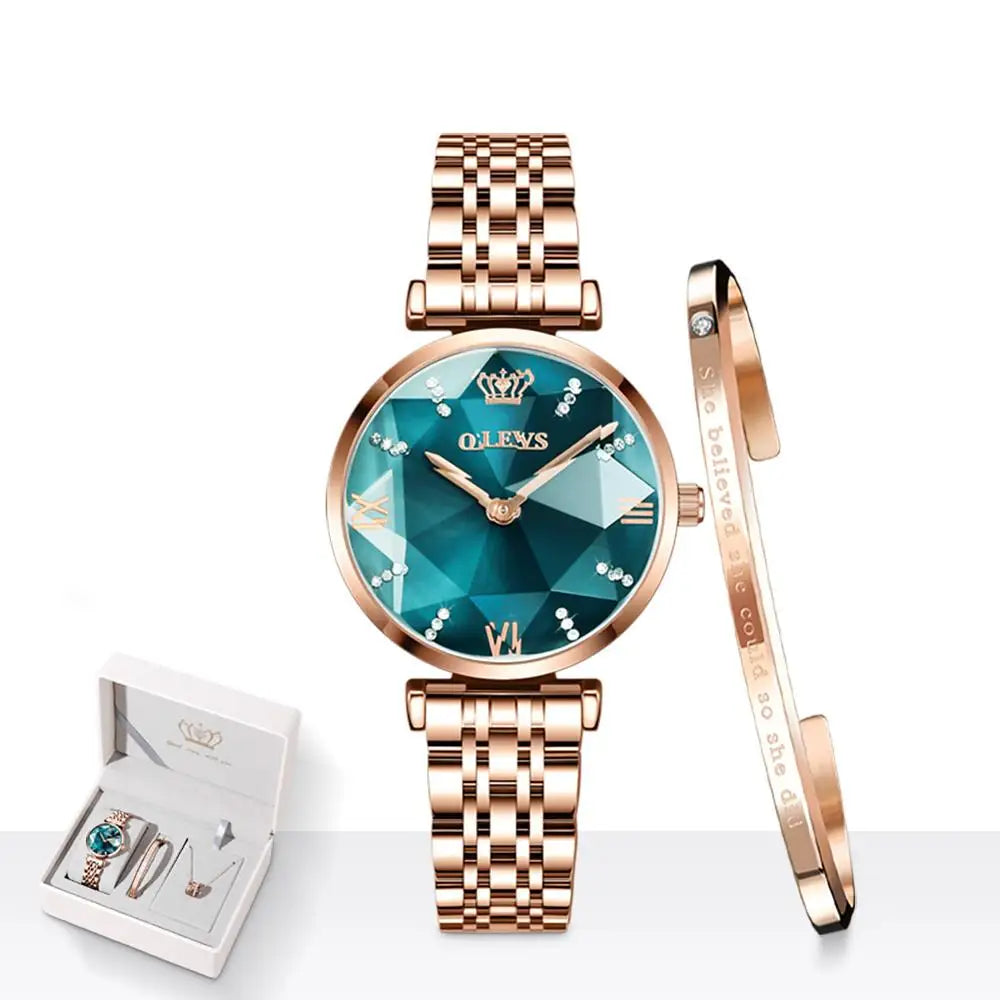 OLEVS New Women Luxury Jewel Quartz Watches