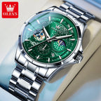 OLEVS 5538 Steel Strap Men's Watch