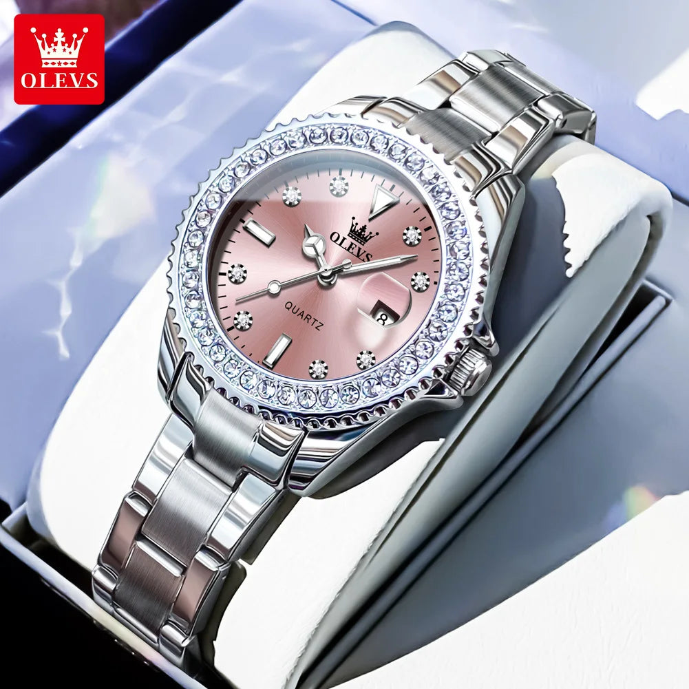 OLEVS Luxury Brand Quartz Watch for Women