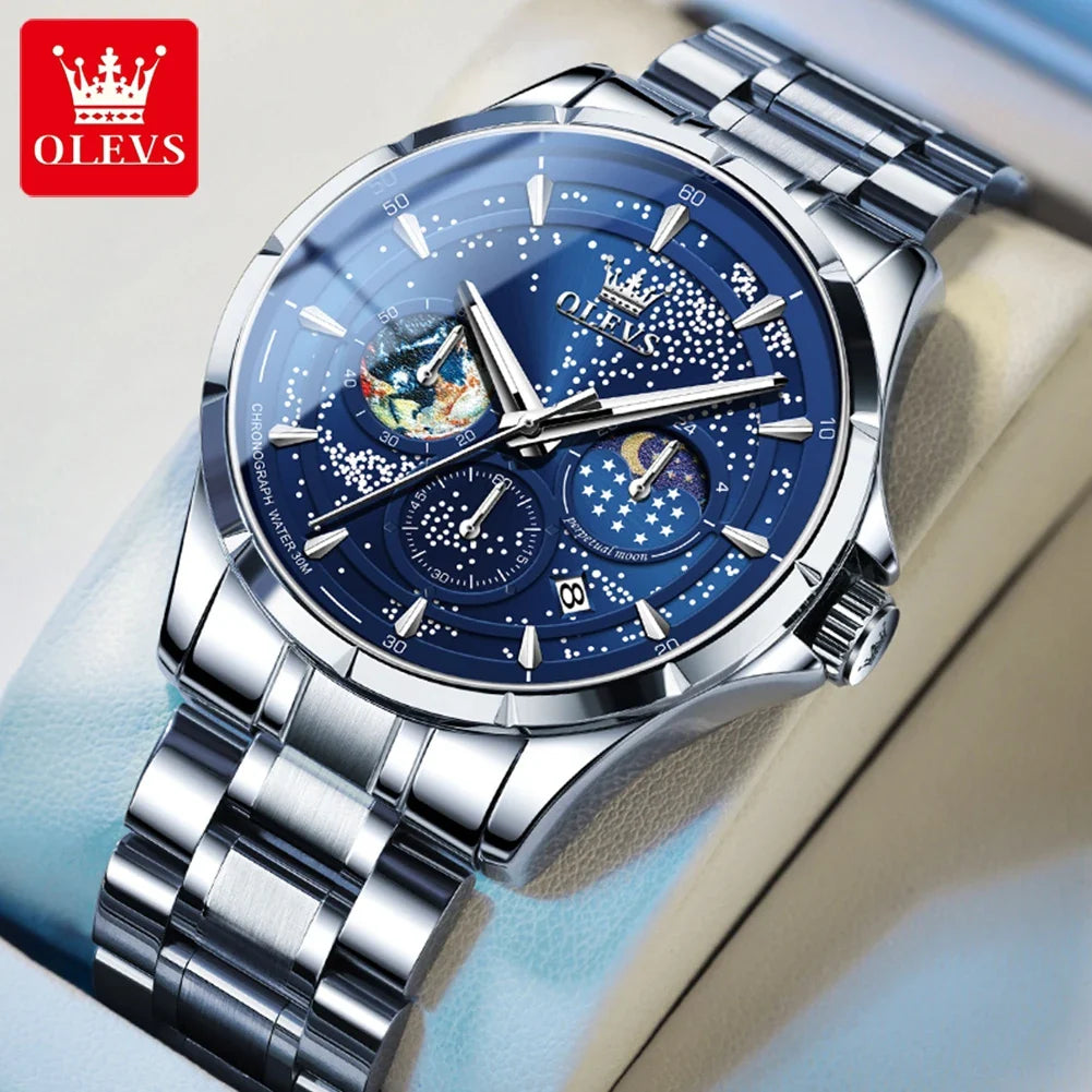 OELVS 5538 Steel Strap Men's Watch