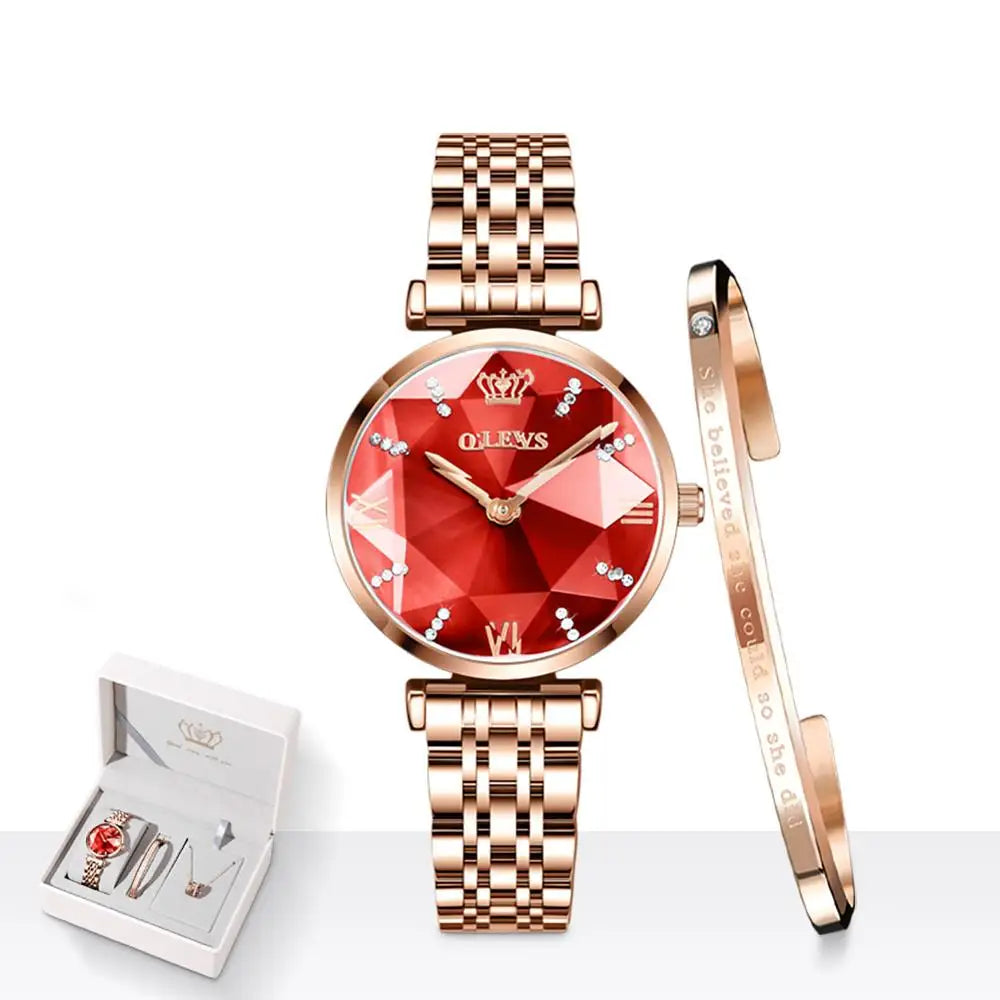 OLEVS New Women Luxury Jewel Quartz Watches