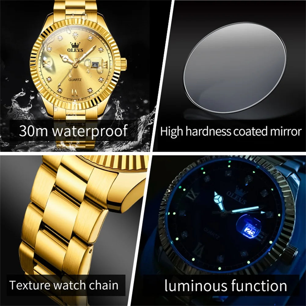 OLEVS 3623 Top Brand Quartz Man Watch