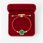 Green Star Thread Bracelet