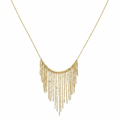 18k Gold Hanging Chain Necklace