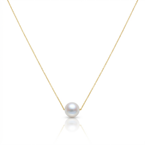 18K Gold Fresh Pearl Necklace Set
