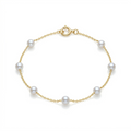 18K Gold Fresh Pearl Necklace Set