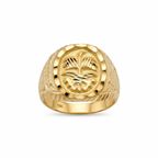 18k Gold Tree Inspired Ring