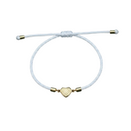 18K Real Gold Heart Style Lucky Charm Bracelet