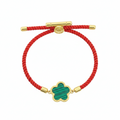 Green Star Thread Bracelet