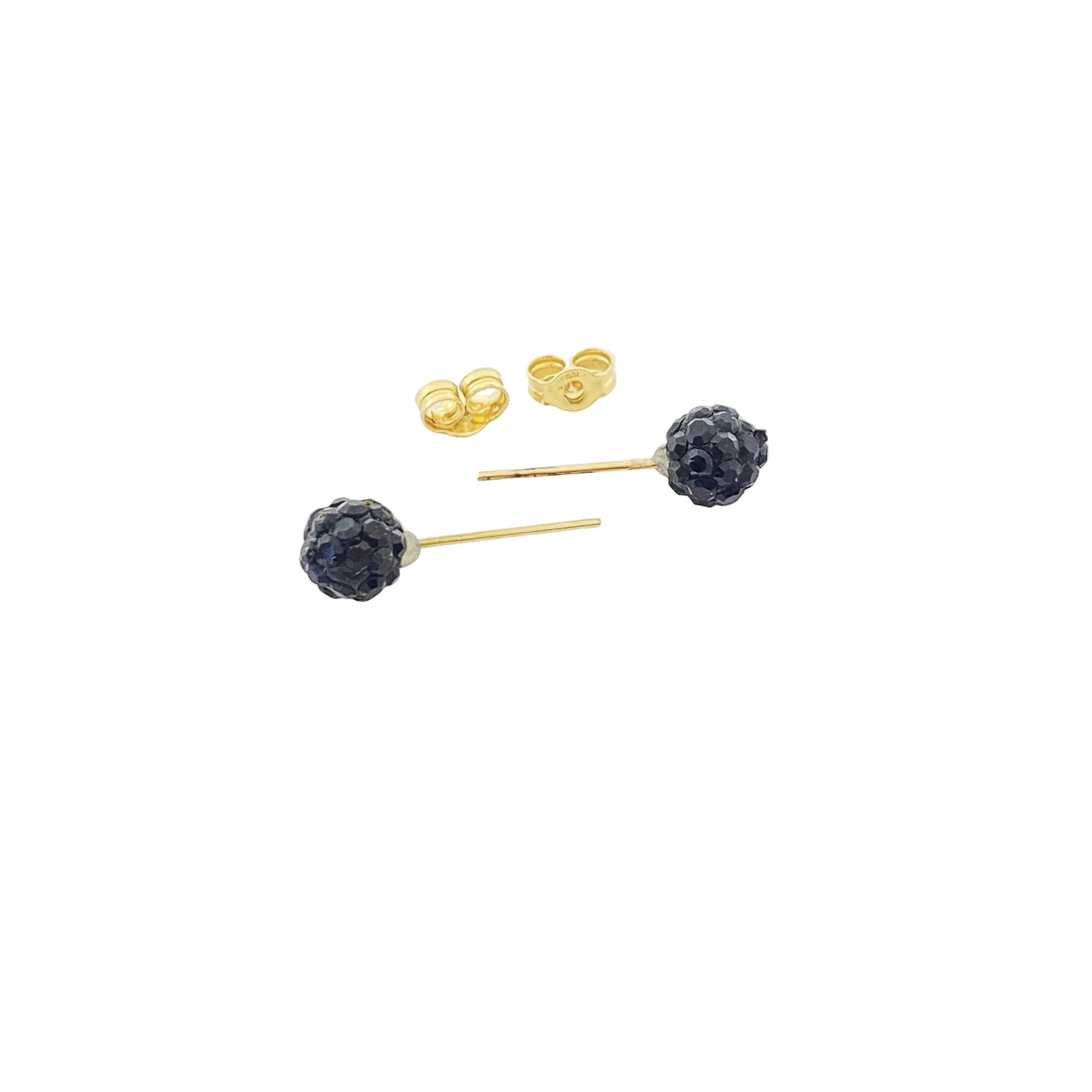 18k Gold Swarovski Multi Color Earrings - Embellish Gold