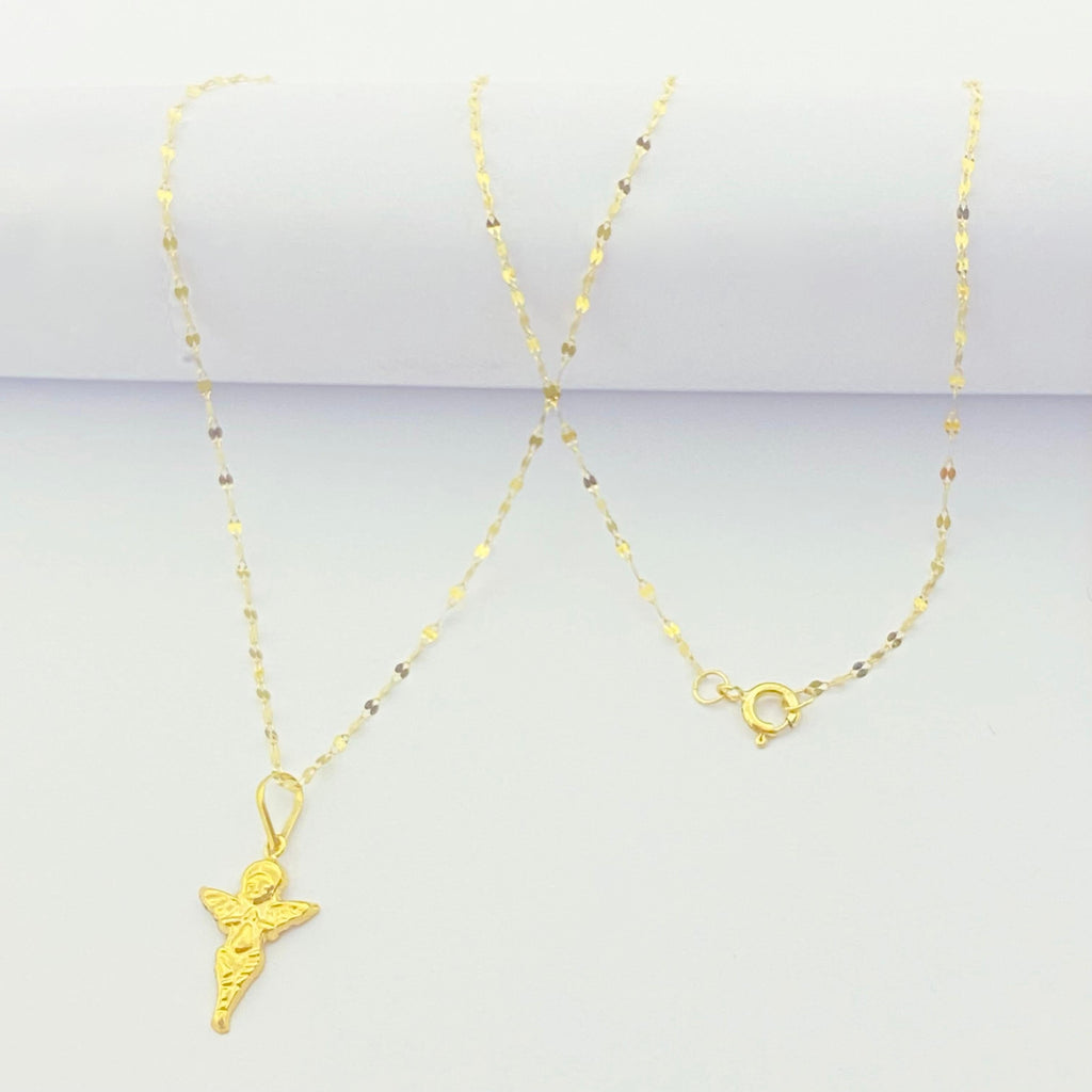 18K Real Gold Jesus Necklace - Embellish Gold