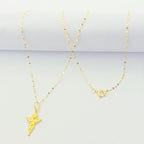18K Real Gold Jesus Necklace - Embellish Gold