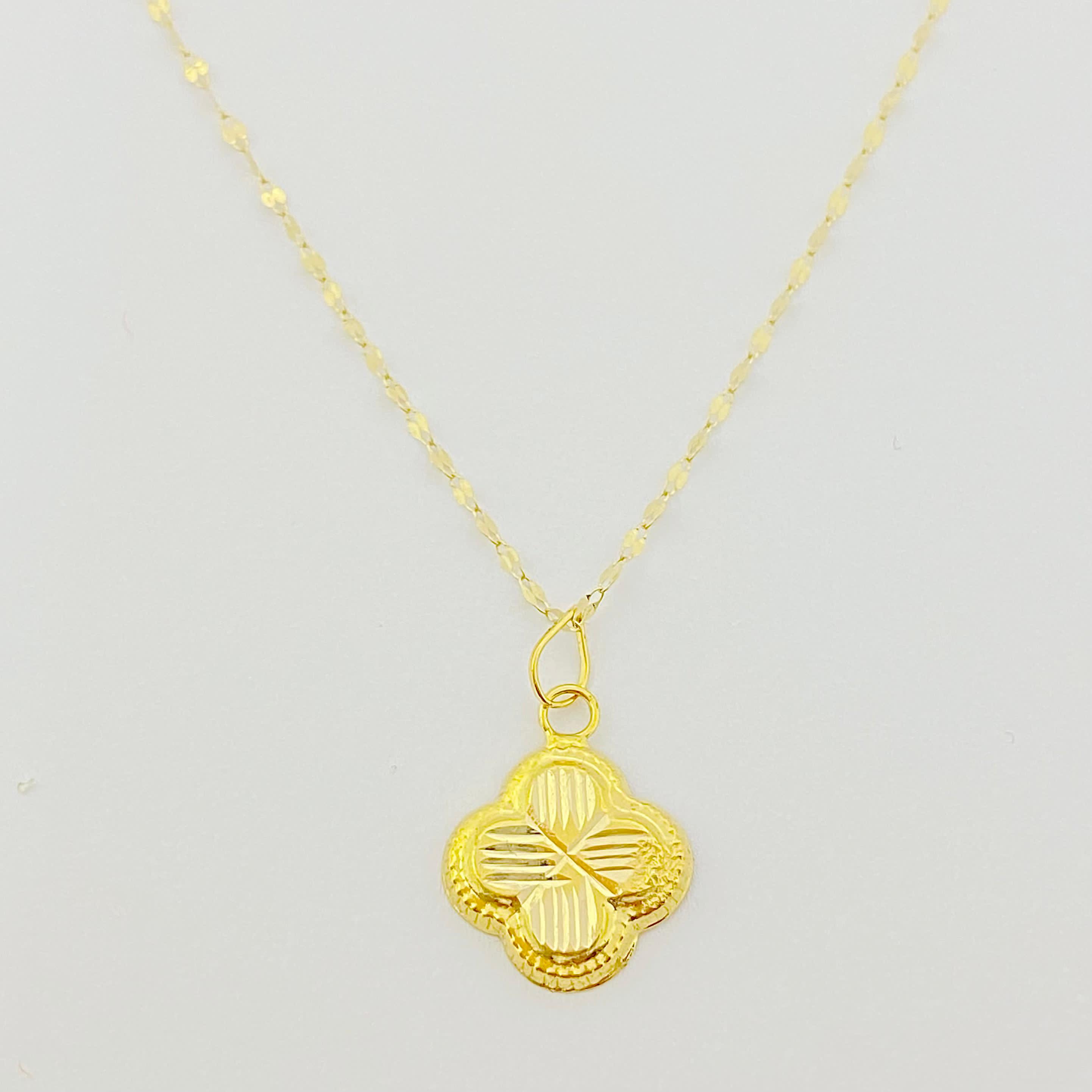 18K Real Gold VC Necklace - Embellish Gold