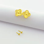18K Real Gold VC Dot Necklace And Earring Set - Embellish Gold