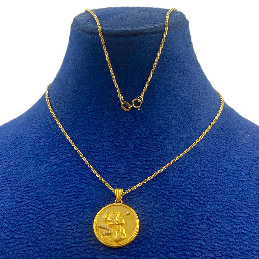 18k Gold Luxurious Fairy Necklace