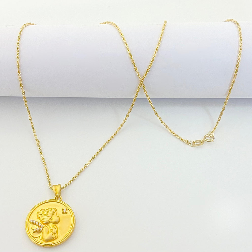 18k Gold Luxurious Fairy Necklace