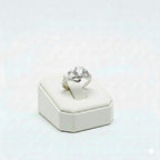 925 Silver Twisted Dia Ring