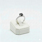 925 Silver Tria Onyx Ring