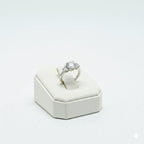 925 Silver 3 Dia Ring