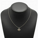 925 Silver Heart Dia Necklace