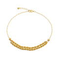 18K Real Gold Double Layer Rope Bracelet