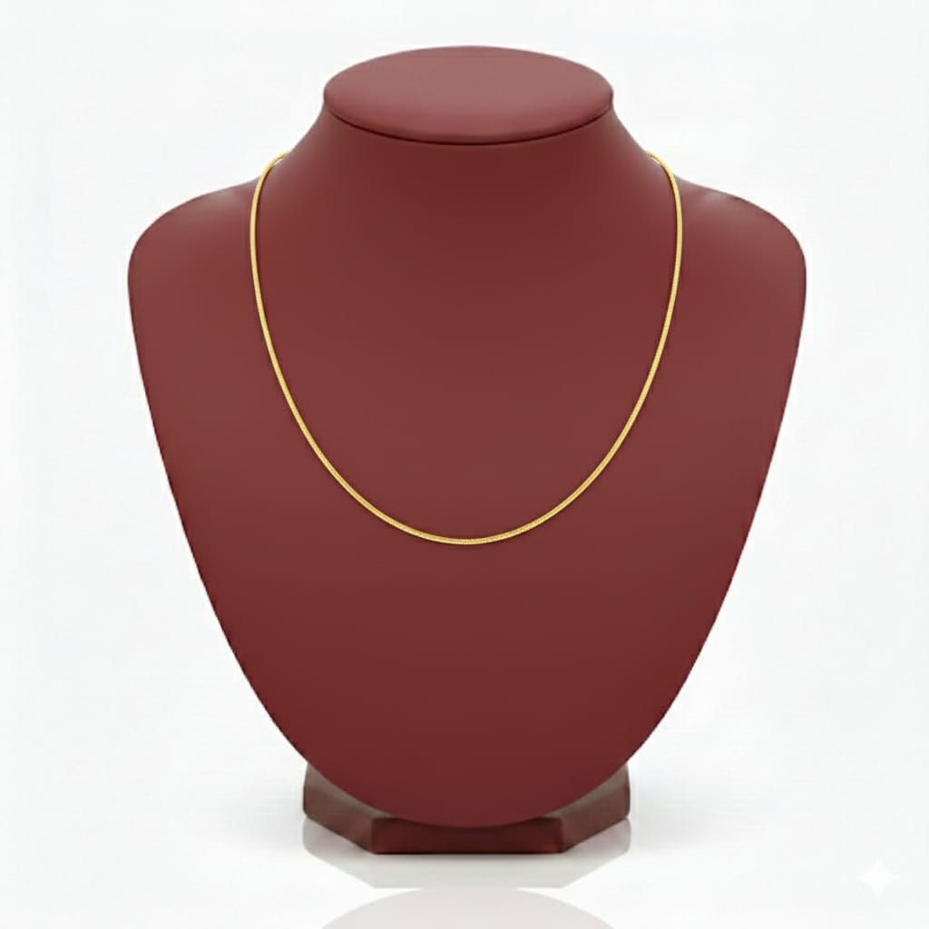 18k Gold Foxtail Chain
