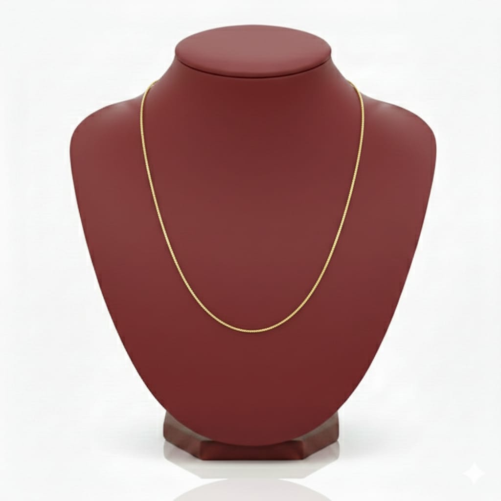 18k Gold Box Chain