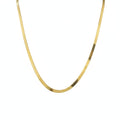 18k Gold Flat Snake Chain