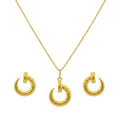 18k Gold Nail Jewelry Set