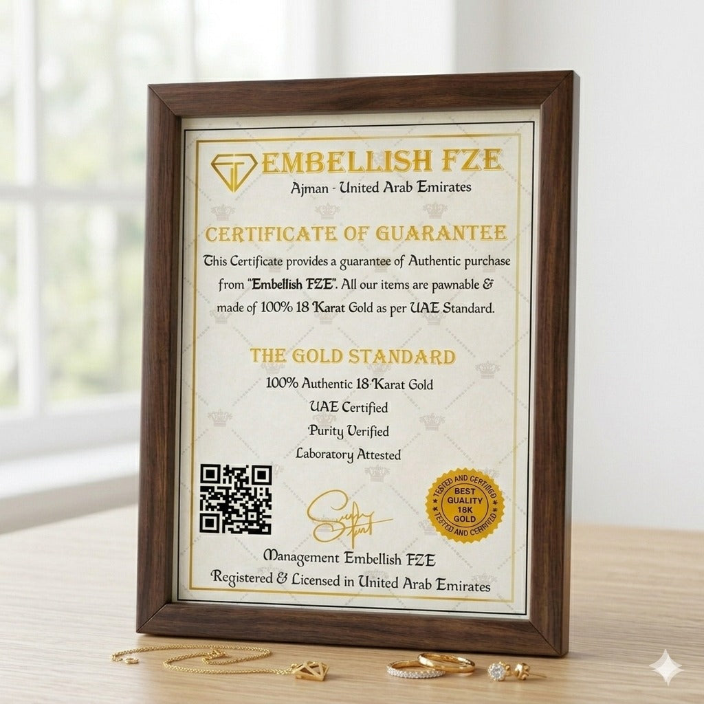 18k Gold Dot Eye Earrings