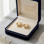 18k Gold Layered Loop Earrings