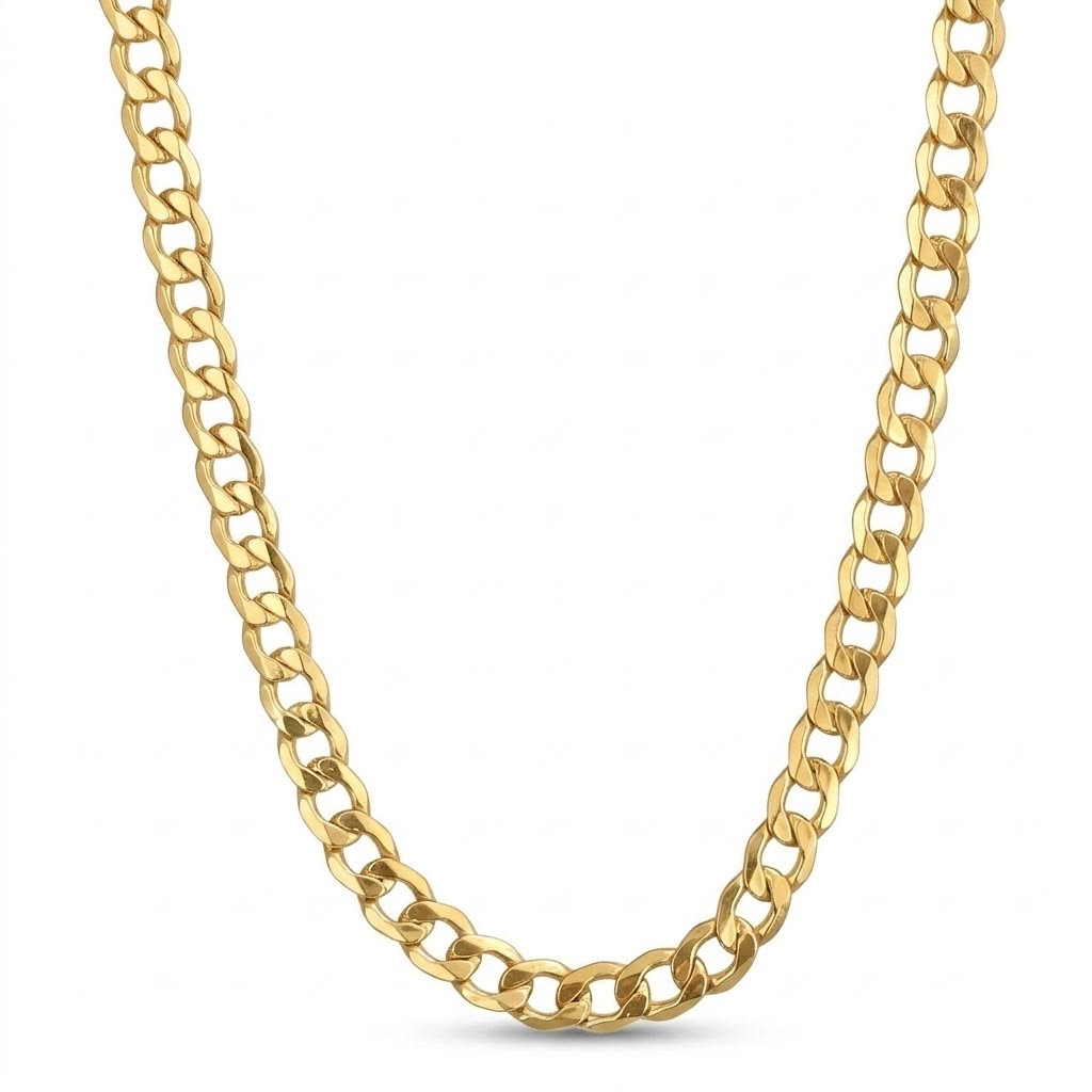 18k Gold Cuban Chain 6