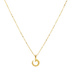 18K Real Gold Nail Necklace