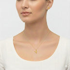 18K Real Gold V Jewelry Set