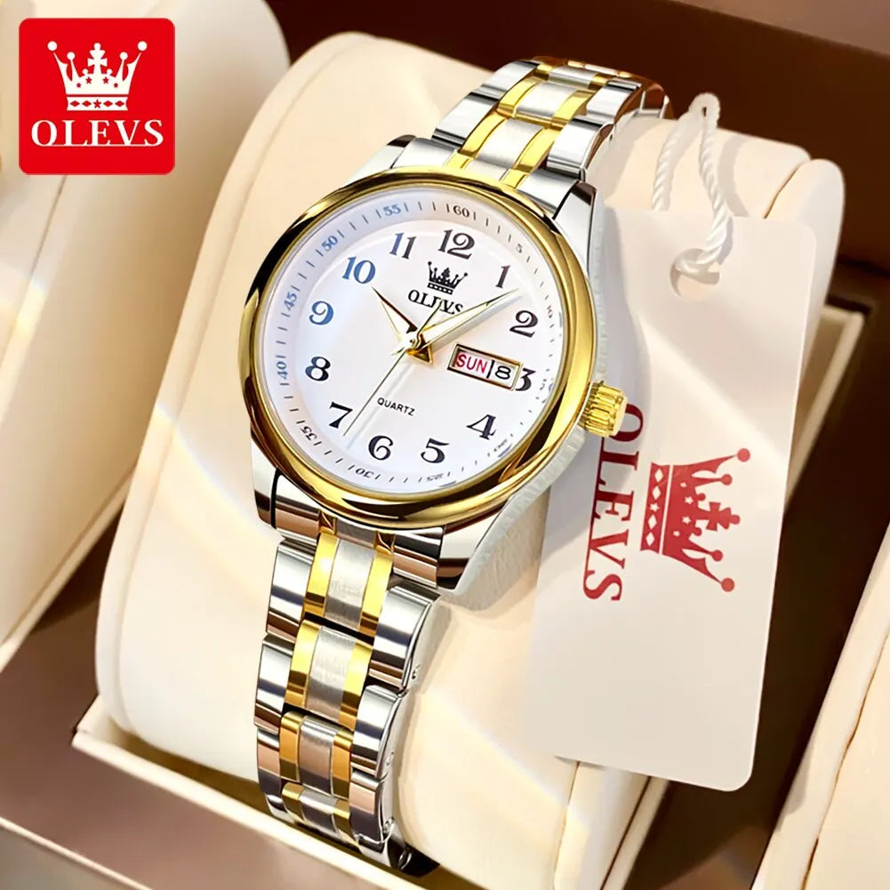 OLEVS Luxury Quartz Watch for Women
