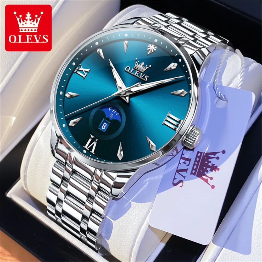 OLEVS Moon Phase men's watches