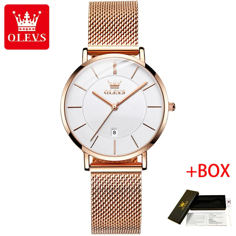 OLEVS Fashion Ultra Thin Womens Watches
