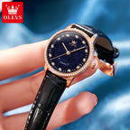 OLEVS Brand Fashion Starry Sky Quartz Watch for Women